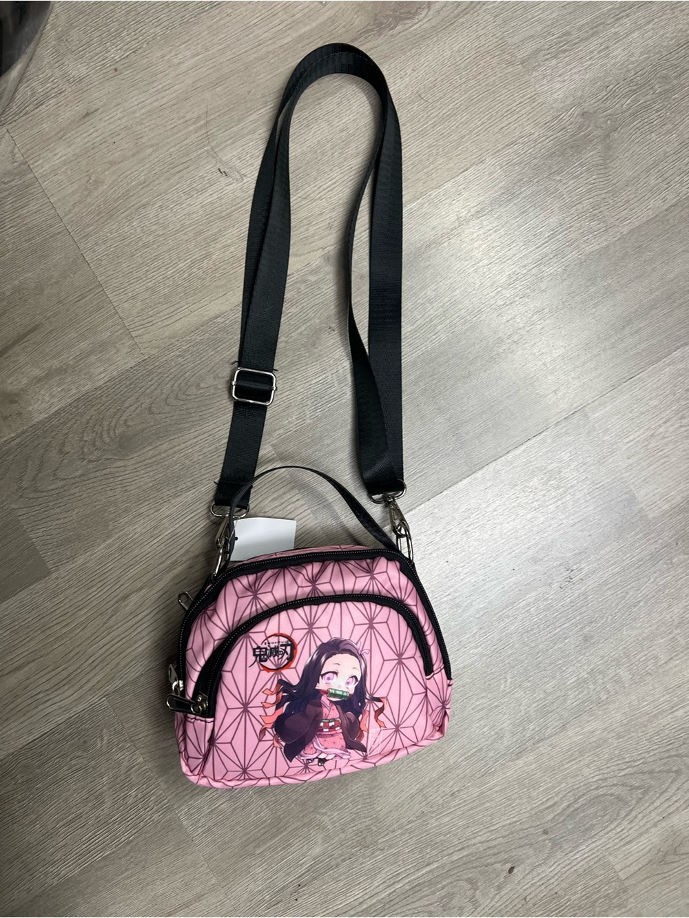 Natzuko -Pink Anime Character Crossbody Bag
